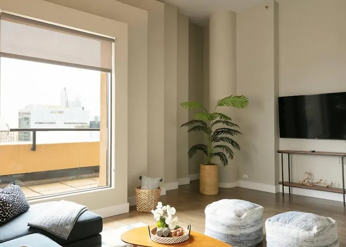 Dtown Penthouse 2bd Parking Gym, Pvt Patio #13 * Chicago