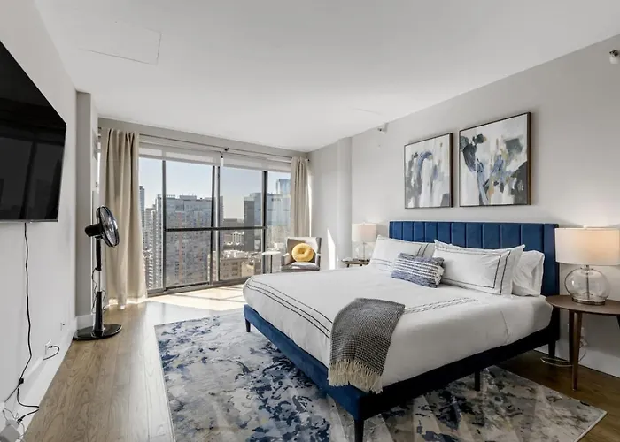 Appartamento Dtown Penthouse 2bd Parking Gym, Pvt Patio #13 Chicago